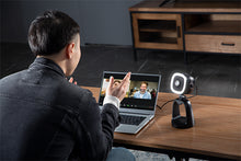 Load image into Gallery viewer, BOYA BY-CM6A All-in-One Full HD 1080p USB Webcam w/ Mic & LED Ring Light