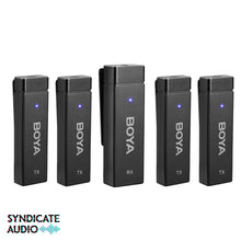 Load image into Gallery viewer, BOYA BY-W4 Ultracompact 2.4GHz Four-Channel Wireless Microphone System