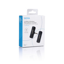 Load image into Gallery viewer, BOYA BY-WM3T2-M1 3.5mm Mini 2.4GHz Wireless Microphone