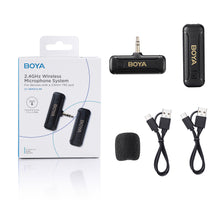 Load image into Gallery viewer, BOYA BY-WM3T2-M1 3.5mm Mini 2.4GHz Wireless Microphone