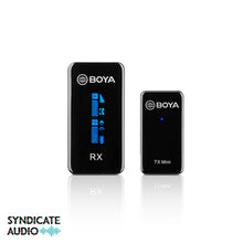 Load image into Gallery viewer, BOYA BY-XM6-S1 MINI Ultracompact 2.4GHz Dual-Channel Wireless Microphone System
