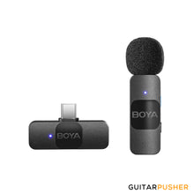 Load image into Gallery viewer, BOYA BY-V10 2.4GHz Ultra-Compact Wireless Microphone System (USB-C Connector)