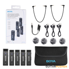 Load image into Gallery viewer, BOYA BY-W4 Ultracompact 2.4GHz Four-Channel Wireless Microphone System
