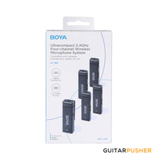 Load image into Gallery viewer, BOYA BY-W4 Ultracompact 2.4GHz Four-Channel Wireless Microphone System
