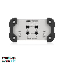 Load image into Gallery viewer, Klark Teknik DI 20P Passive Stereo DI Box