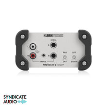 Load image into Gallery viewer, Klark Teknik DI 22P Passive Stereo DI Box