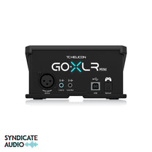 Load image into Gallery viewer, TC Helicon GO XLR MINI Online Broadcast Mixer with USB/Audio Interface and Midas Preamp