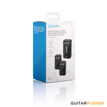 Load image into Gallery viewer, BOYA BY-XM6-S2 MINI Ultracompact 2.4GHz Dual-Channel Wireless Microphone System