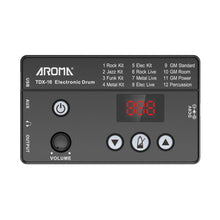 Load image into Gallery viewer, Aroma TDX-16 All-Mesh 4+3 Electronic Drums with Dual Zone Snare and Cymbals