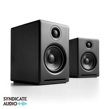 Load image into Gallery viewer, Audio Engine A2+ Home Music System w/ Bluetooth APTX, Powered Speakers - Pair (Satin Black)