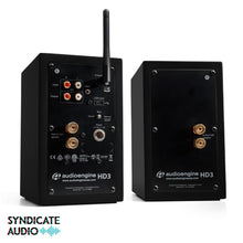 Load image into Gallery viewer, Audio Engine HD3 Home Music System w/ Bluetooth APTX-HD, Powered Speakers - Pair (Black)
