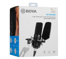 Load image into Gallery viewer, BOYA BY-M1000 Large Diaphragm Condenser Microphone