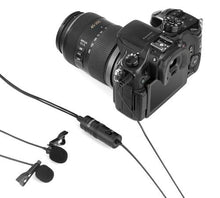 Load image into Gallery viewer, BOYA BY-M1DM Dual Omni-Directional Lavalier Microphone for DSLR, Mobile, PC
