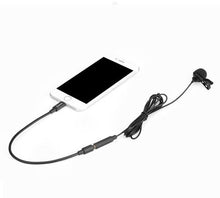 Load image into Gallery viewer, BOYA BY-M2 Clip-On Lavalier Microphone for iOS Mobile Devices