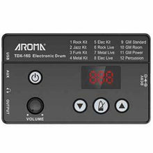 Load image into Gallery viewer, Aroma TDX-16S All-Mesh 5+3 Electronic Drums with Dual Zone Snare and Cymbals
