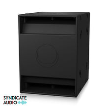 Load image into Gallery viewer, Turbosound NuQ118B-AN 3000W 18" Band Pass Subwoofer (Black) w/ Klark Teknik DSP Technology & ULTRANET