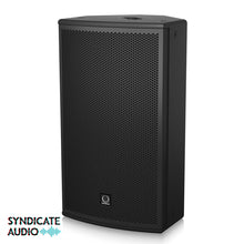 Load image into Gallery viewer, Turbosound NuQ122-AN 2500W 2-Way 12" Full Range Powered Loudspeaker (Black) w/ Klark Teknik DSP Technology & ULTRANET