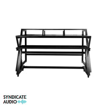 Load image into Gallery viewer, Wavebone Headquarter Ergonomic Studio Workstation w/ Height Adjustable Z-Shaped Keyboard Desk