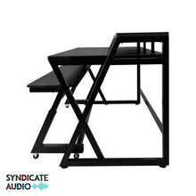 Load image into Gallery viewer, Wavebone Headquarter Ergonomic Studio Workstation w/ Height Adjustable Z-Shaped Keyboard Desk