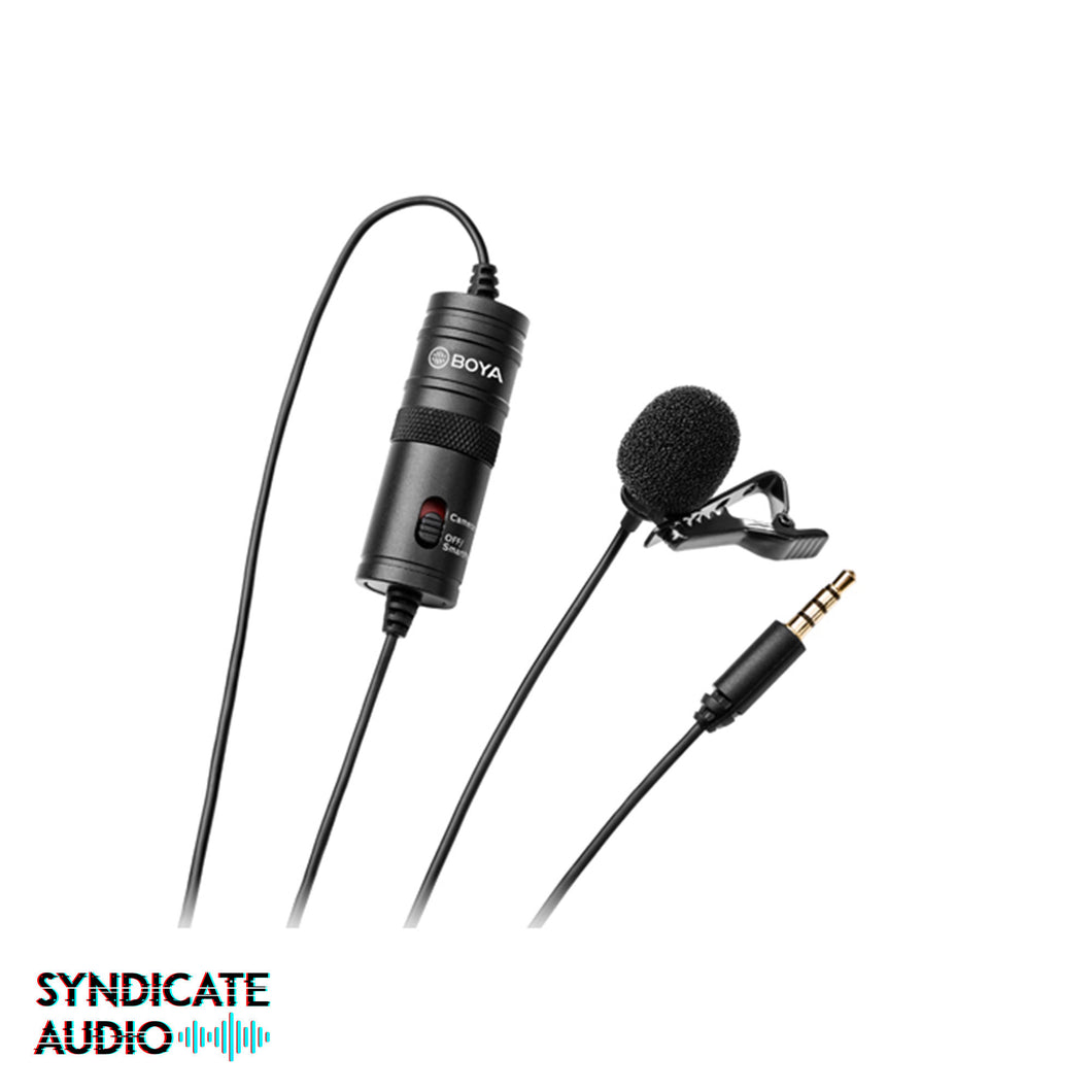 BOYA BY-M1 Omni Directional Lavalier Microphone for DSLR, Mobile, PC