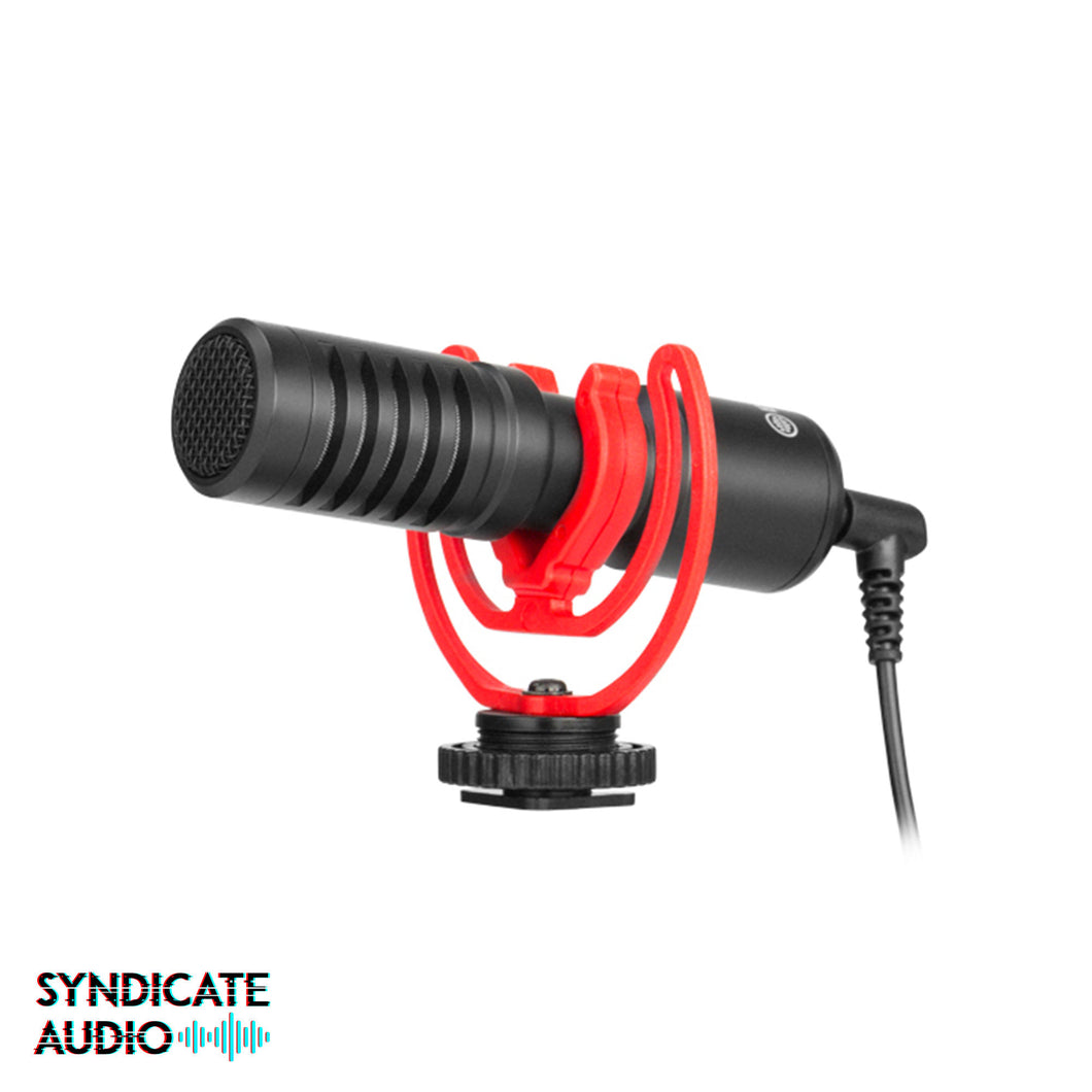 BOYA BY-MM1+ Super-Cardioid Condenser Shotgun Microphone for DSLR, Mobile, PC