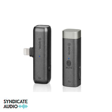 Load image into Gallery viewer, BOYA BY-WM3D 2.4GHz Wireless Microphone (iOS Lightning port)
