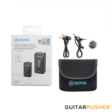 Load image into Gallery viewer, BOYA BY-XM6-S1 MINI Ultracompact 2.4GHz Dual-Channel Wireless Microphone System
