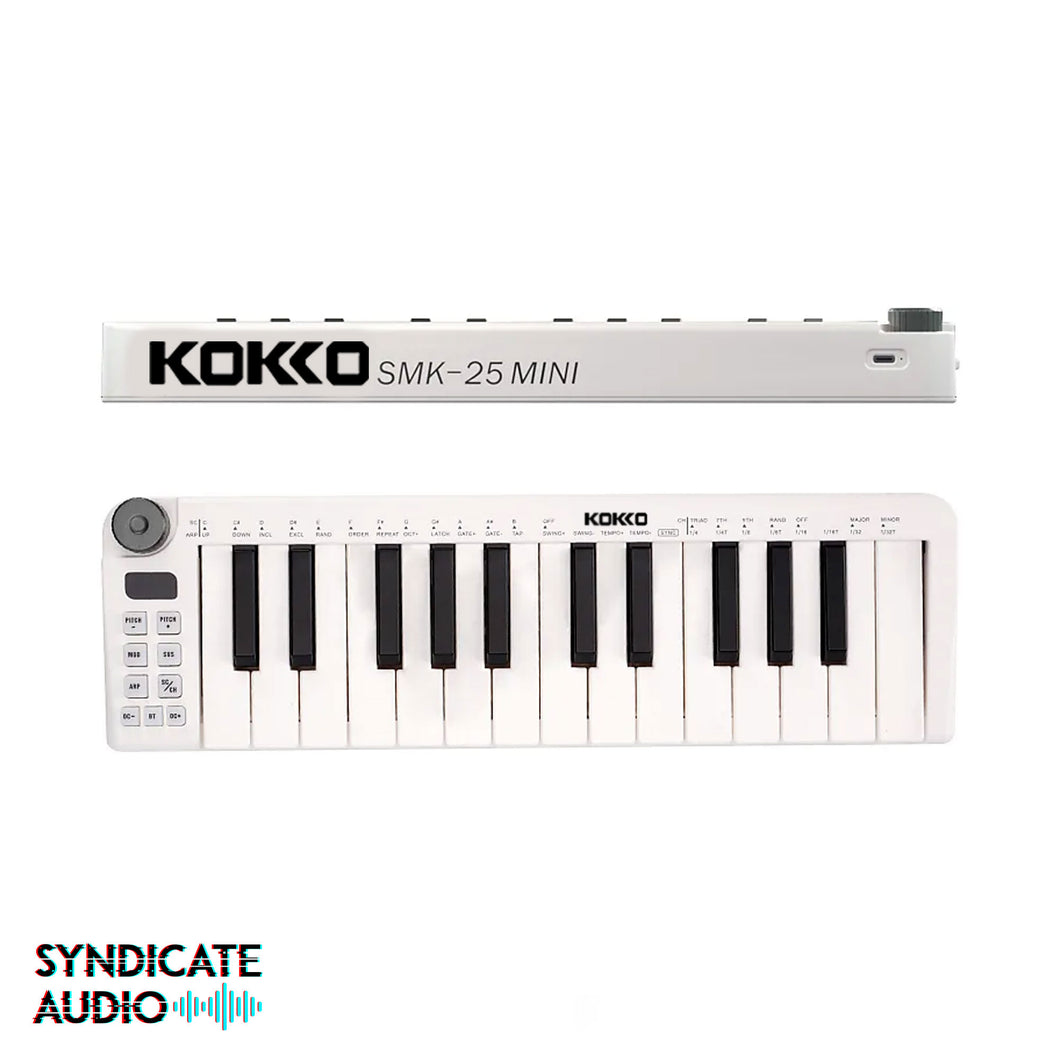 Kokko SMK-25 Mini Portable 25-Key Wireless / USB MIDI Keyboard Controller
