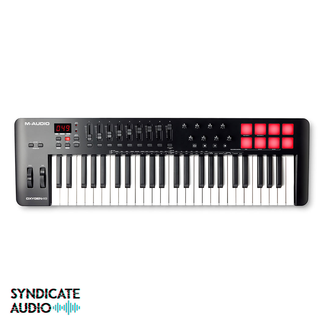 M-AUDIO Oxygen 49 (MKV) USB MIDI Controller Keyboard w/ Smart Controls & Auto-Mapping