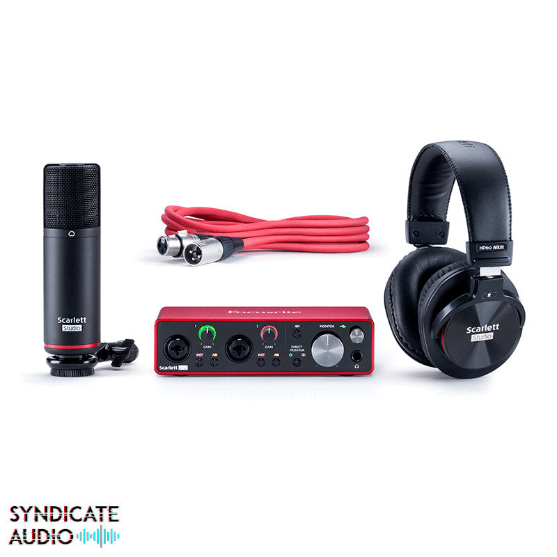 DTM・DAW FOCUSRITE Scarlett 2i2 Studio Pack gen3 Focusrite Scarlett 2i2 Studio 3rd Gen Complete Recording