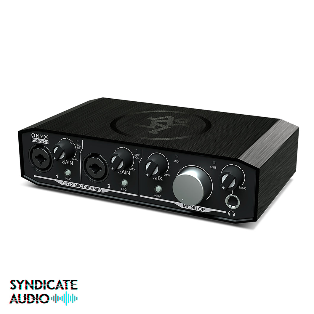 Mackie Onyx Producer 2.2 2x2 USB Audio Interface w/ MIDI
