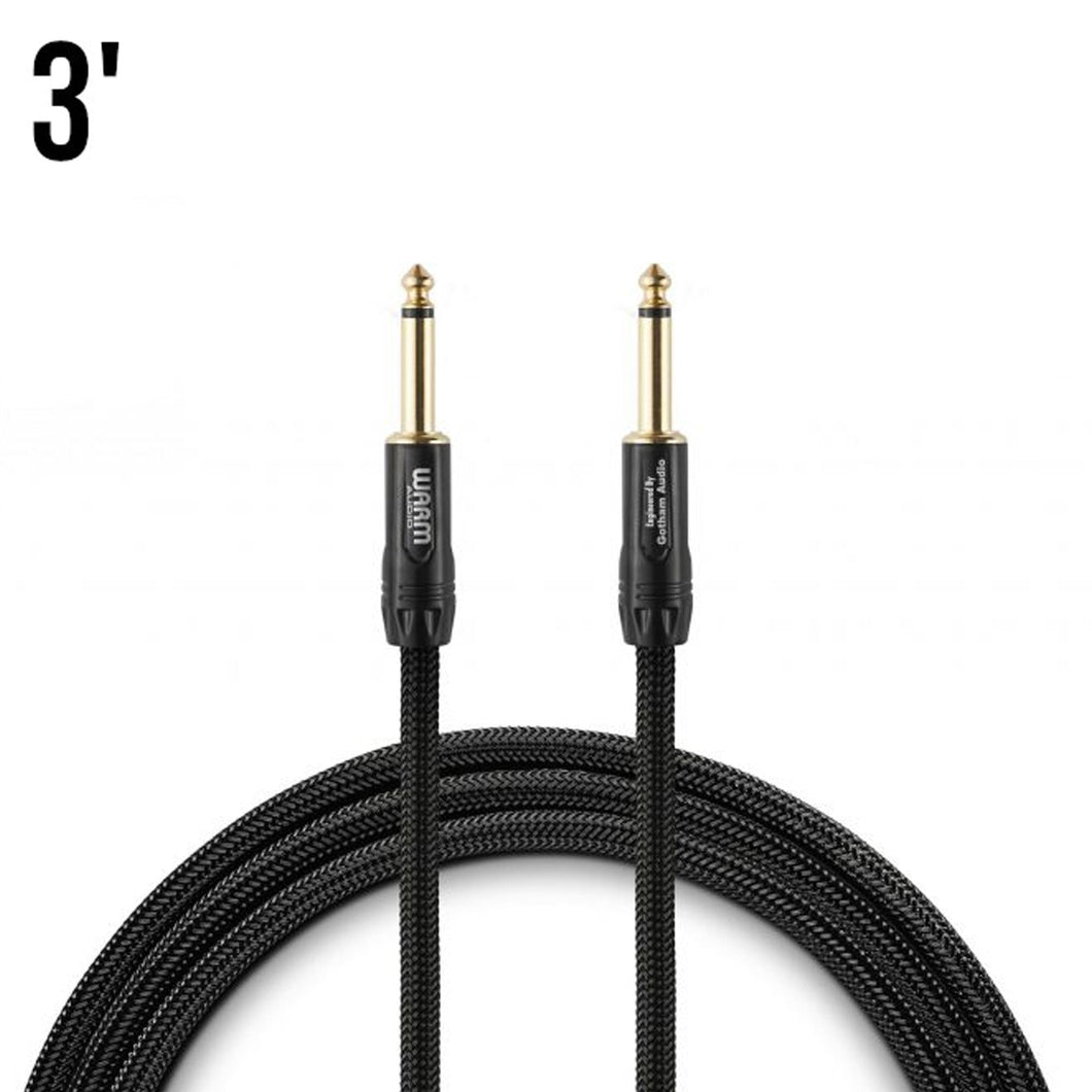 Warm Audio Premier Series Studio & Live Speaker Cabinet TS Jack Cable - Straight to Straight