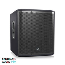 Load image into Gallery viewer, Turbosound iP12B 1000W Powered 12&quot; Subwoofer w/ Dual Amplifiers for Satellite Speakers
