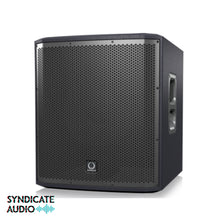 Load image into Gallery viewer, Turbosound iP12B 1000W Powered 12&quot; Subwoofer w/ Dual Amplifiers for Satellite Speakers
